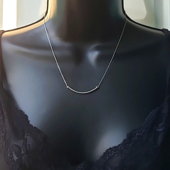 Adornia Silver Crystal Necklace | NWOT - Picture 3 of 5